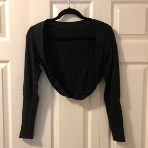 Lululemon cropped cardigan/pullover